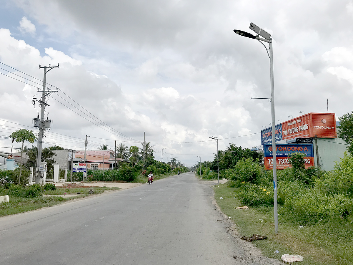 thi công đèn đường tại Trà Vinh
